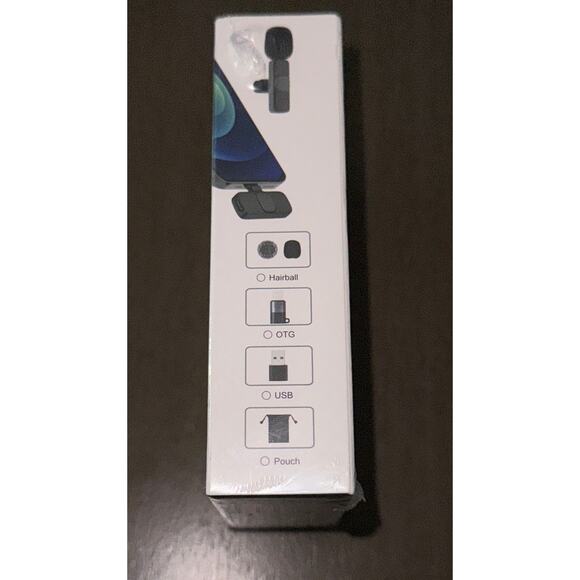 Hoodkart Wireless Lavalier Mic 2-Pack, Plug & Play, iPhone/Android, No App/Blue - Picture 5 of 11